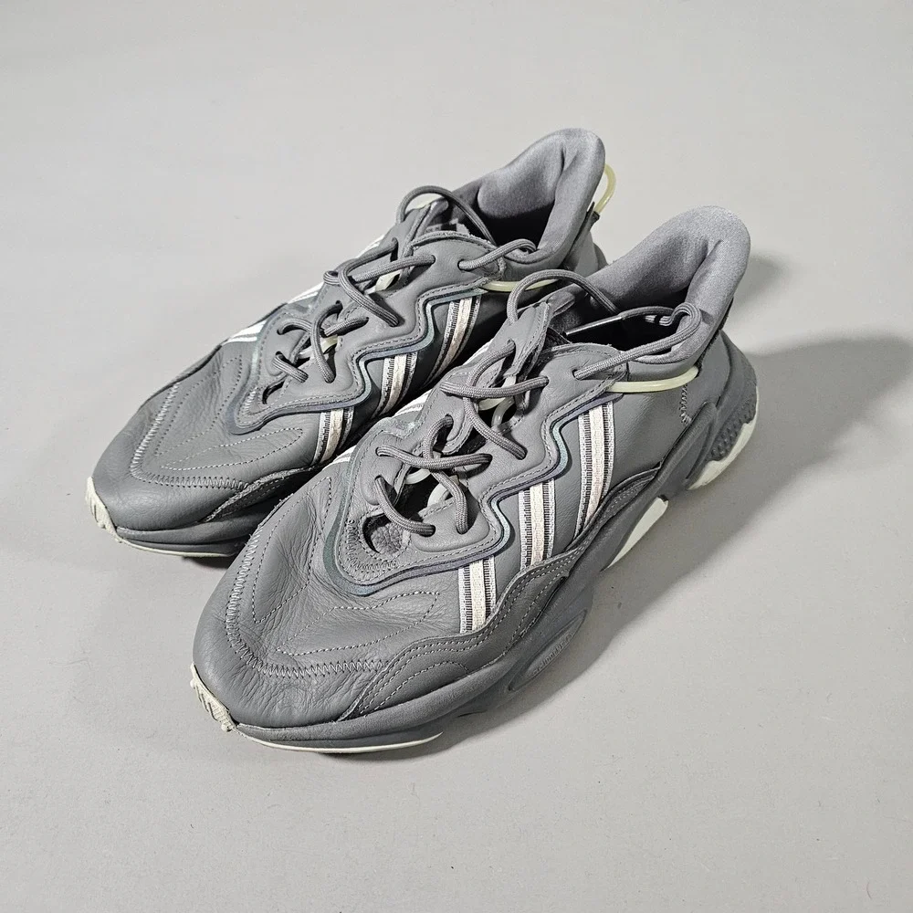 Adidas Ozweego Men‎ 11 Grey Leather Adiprene Sneakers EE5718